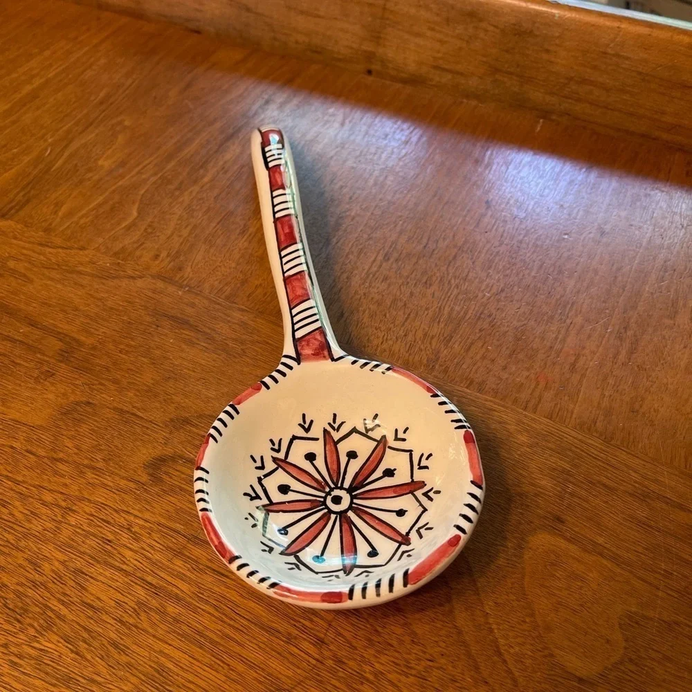 Globein Artisan Ceramic Ladle Rest Globein Ceramic Ladle Spoon Rest